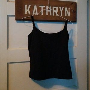 Black tank top